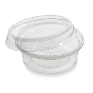 2oz / 50cc CLEAR CONTAINERS & LIDS   1 x 900 pcs PINKAPPLE