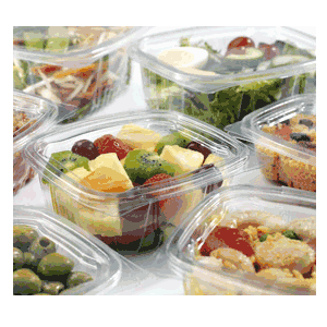 HINGED 2oz / 50cc CLEAR SAUCE CONTAINER  1 x 1000 pcs