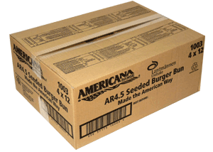 4 EURO SEEDED BURGER BUN      1 x 48