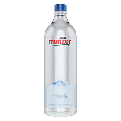 MUNZUR GLASS STILL  BOTTLE WATER   6 x 675 ml