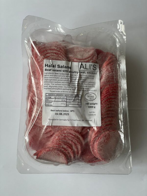HALAL SALAMI 1 x 1 Kg QUALITOPS – TJ Fast Food