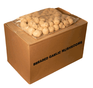 Breaded Garlic Mushrooms, garlic mushroom 10kg