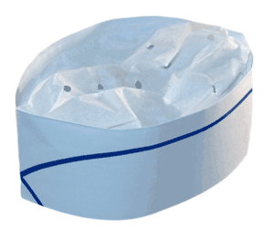 FORAGE CHEF'S HAT - RED STRIPE (1*100)