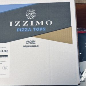 IZZIMO GRATED 100 %  PIZZA CHEESE BLEND   6 x 1.8 Kg