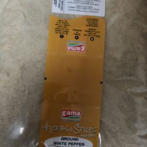 WHITE PEPPER POWDER    1 x 2 Kg