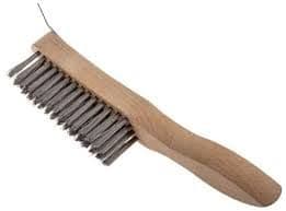WIRE BRUSH WITH WOODEN HANDLE