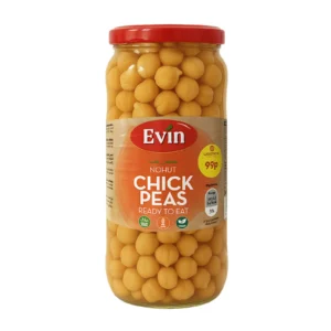 CHICK PEAS  12 x 540 g   GLASS JAR  small
